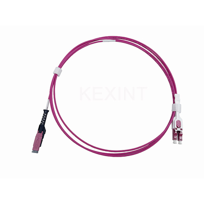 KEXINT 2M MDC UPC a LC UPC Uniboot Duplex Multimode OM4 LSZH (OFNR) 2.0mm Fiber Optic Patch Cable